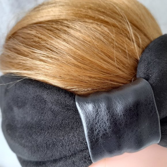Faux Suede and Leather material headband - Picture 4 of 5